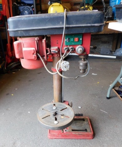 A Sealey pillar drill, model number GDM 90A/12/B.