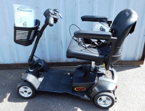 An Epex Lite mobility scooter, together with battery charger and key.