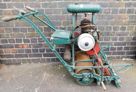 A Villiers cylinder mower.