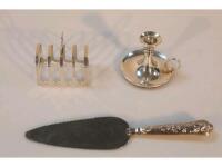 A George V silver five-bar toast rack