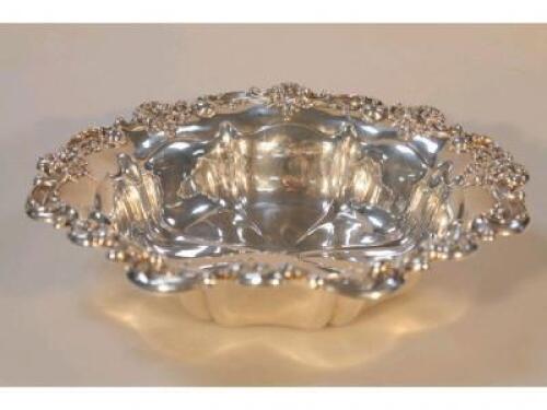 An early George V Silver fruit bowl
