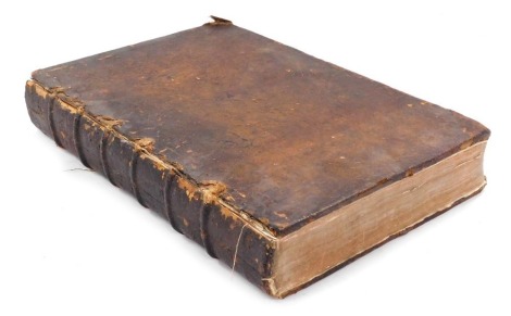 Book. A Commentary Upon The Historical Books Of The Old Testament, vol 1, by The Right Reverend Fathering God Doctor Symon Patrick, late Lord Bishop or Ely, fifth edition, calf, printed in London 1738.