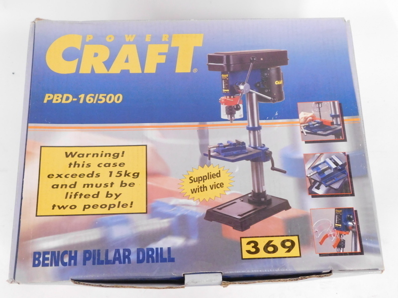 Power craft pillar discount drill