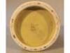 A Chinese relief moulded yellow glazed brush pot with dragon and stylized - 2