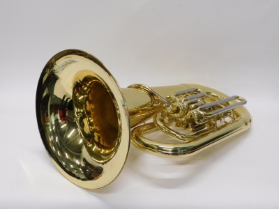 A Yamaha Maestro Tuba, with four valves, 96cm high, in John Packer Ltd case. Part of a large collection of musical instruments. - 4