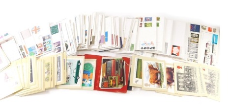 Various Royal Mail postcards, 16p and others, Highland Cow, etc., and a quantity of first day covers, 3rd Jan 1973, European Communities, etc. (a quantity)