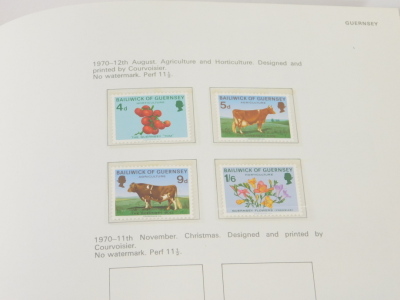 Various stamps, a collector's stock book, and other Great Britain, Queen Elizabeth II stamp albums containing a quantity of collector's stamps, Isle of Man, various others, Olympic Games 1948 blue back, Red Cross, August 1963, various other QEII stamps, e - 3