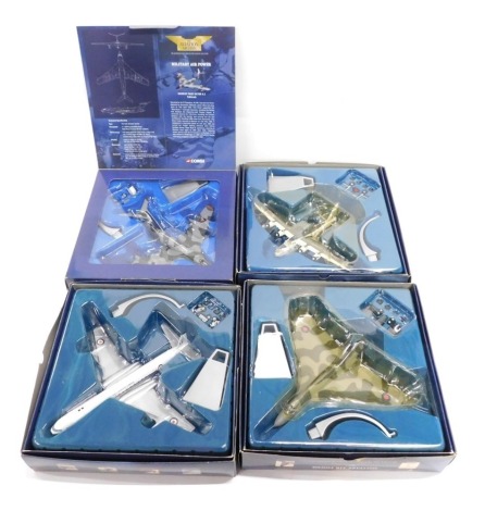 Various Corgi Aviation Archives Military diecast aeroplanes, Military Air Power, D H Commerce, etc. (4, boxed)