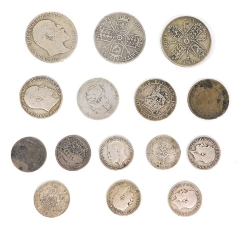 Various pre 1920 silver coins, 76g. (a quantity)