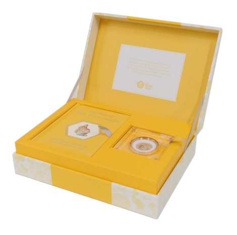 A Royal Mint Beatrix Potter limited edition coin and book gift box set, The Tale of Mrs Tittlemouse, in outer case and box, labelled £120.