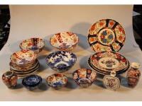 A collection of 19thC and later Imari including bowls