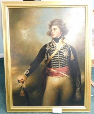 After William Beechey. The Prince of Wales (later George IV), oleograph, 122cm x 92cm. - 2