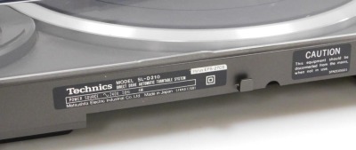 A Technics Direct Drive automatic turntable system, SL/D20. - 3