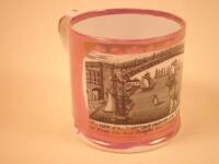 A 19thC Sunderland lustre mug