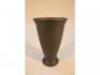 A Keith Murray for Wedgwood black basalt vase