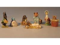 Seven Royal Albert Beatrix Potter figures