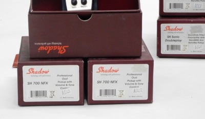 A large quantity of shadow professional upright Bass guitar pick ups, with volume and tone control, model SH 965 NFX (1 box) - 2