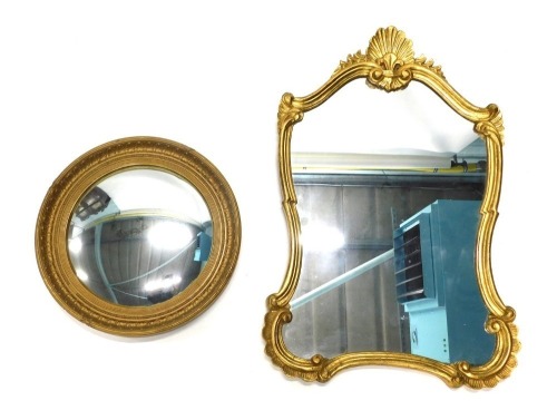 Fluted Bow Mirror