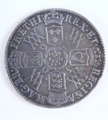 A William and Mary 1692 half crown, with conjoined busts facing right, Wm monogram to the angles, etc. - 2