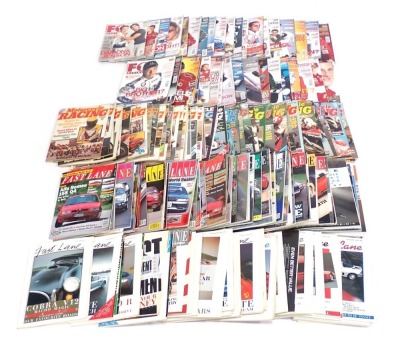 A group of motor racing programmes, F1 and motorcycle. (a quantity)