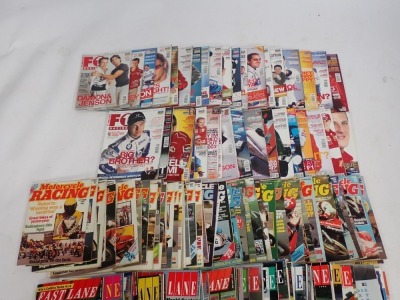 A group of motor racing programmes, F1 and motorcycle. (a quantity) - 3