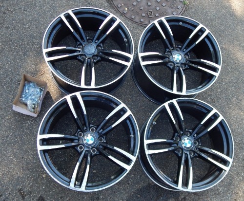 A set of four BMW alloys, 52cm diameter.