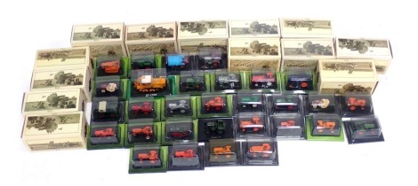 Atlas Editions and Hatchet Art Works tractors and tractor publications, to include AT175M, Mono Standard Farmax 10D 1950, Hotchkiss 30/40 1948, Deutz F1L514 1950, etc. (1 box)