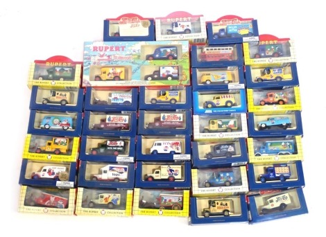 Lledo diecast Rupert Collection vehicles, together with Pepsi Cola models, all boxed. (a quantity)