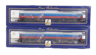 Lima Models OO gauge Class 59 diesel locomotives, 59003 Yeoman Highlander, DB Yeoman livery, boxed. (2)