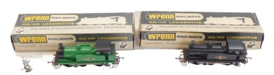 Wren Railways OO gauge locomotives, comprising W2206 0-6-0 tank loco, Malachite Green, and W2207 0-6-0 tank Southern Railways, boxed. (2)