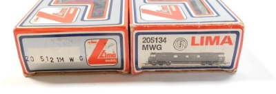 Lima Models OO gauge Class 52 locomotives, comprising D1016 Western Gladiator, and D1003 Western Pioneer, boxed. (2) - 2