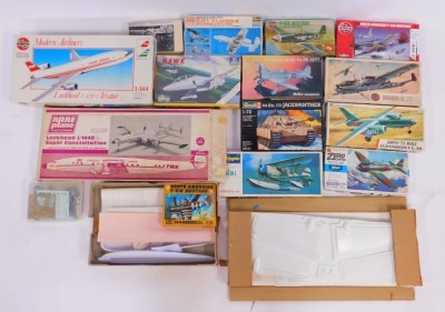 Airfix Revell and Hasagawa model kits, to include mainly aircrafts, Airfix Dornier 17E and F, Airfix 72, North American P-51D Mustang, Hasegawa Zero Fighter, and others. (1 box)