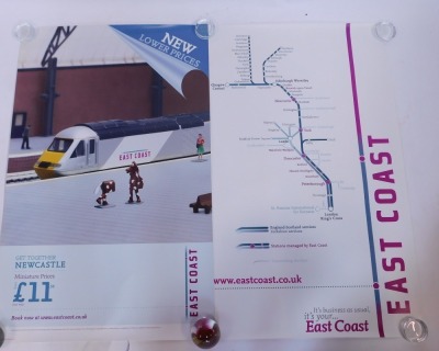 Ten East Coast Railway Mainline posters. - 3