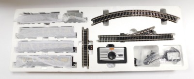 A Hornby OO gauge Tornado Pullman Express train set, including 4-6-2 Tornado 60163, BR lined green livery, three Pullman coaches, track, track mat, controller, boxed. - 2