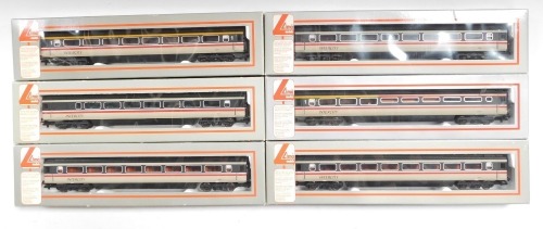 Lima Models OO gauge coaches, Intercity livery, including First Class, etc. (6)