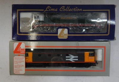 Lima Models OO gauge Class 20 and Class 28 locomotives, comprising 20001 Eddie Stobart Ltd livery, and 28004, Railfreight grey and red stripe livery with large logo, boxed. (2) - 2