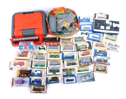 A group of model railway items, Magnex case, etc. (a quantity)