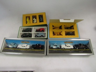 Saico diecast Morris Minor Police Saloons, in retail boxes. (2 boxes) - 2