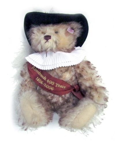 A Steiff Rembrandt mohair bear, Celebrating the 400th Anniversary of Rembrandt, Exclusive, 30cm high.