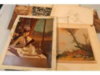 A portfolio of paintings