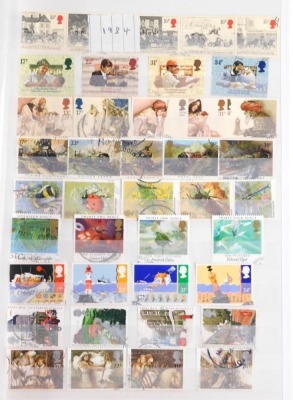 Philately. GB commemoratives, pre and post decimalisation, mint and used, in four albums. - 5