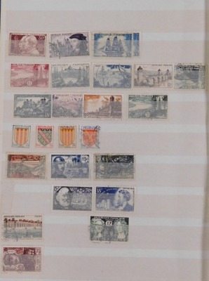 Philately. France, 19thC and later, definitives and commemoratives, in three albums. - 6