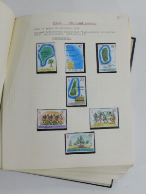 Philately. Tuvalu, from independence onwards, mint commemoratives, in two albums. - 3