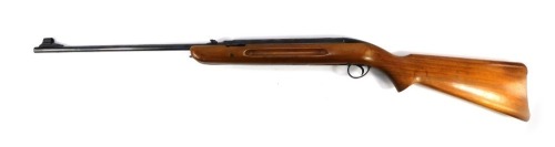 A BSA Air Sporter .22 calibre air rifle, with wooden stock, 109cm long.