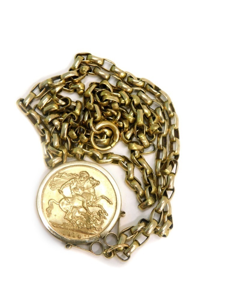 Gold Sovereign Coin Jewelry Pendant On Stock Photo 787348981 | Shutterstock
