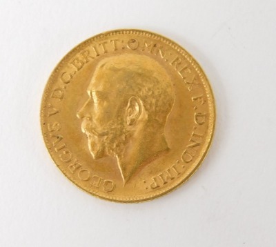 A George V full gold sovereign dated 1911. - 2