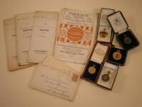 A group of five medals presented to Ernest Pattison