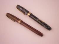 Two Conway Stewart fountain pens