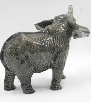 A Beswick elephant figure, 25cm high. (AF) - 2