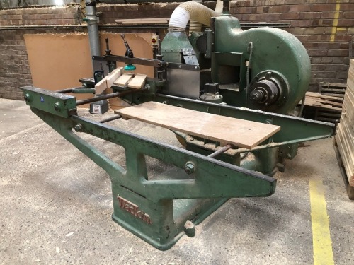 A Wadkin four head tenon machine.